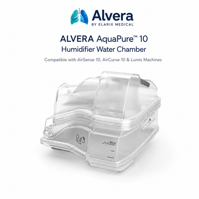 Alvera AquaPure 10 Humidifier Water Chamber for AirSense 10, AirCurve 10 and Lumis Machines