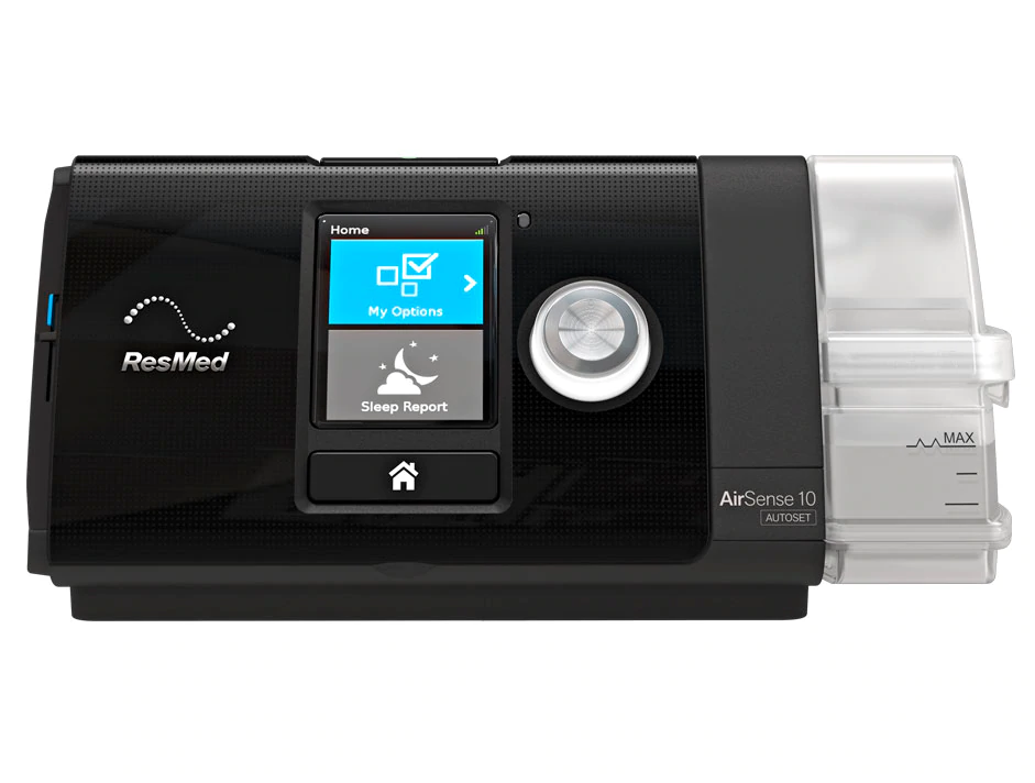 ResMed CPAP with SmartStart and AutoRamp features