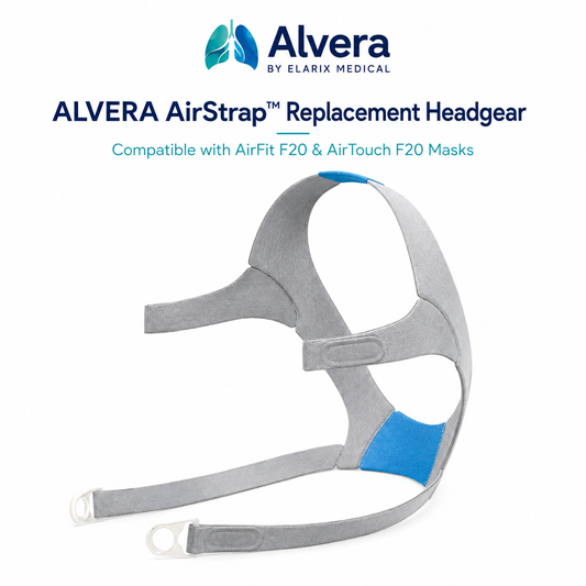 ALVERA AirStrap™ Replacement Headgear Compatible with AirFit F20 & AirTouch F20 Masks SelfiMed UK