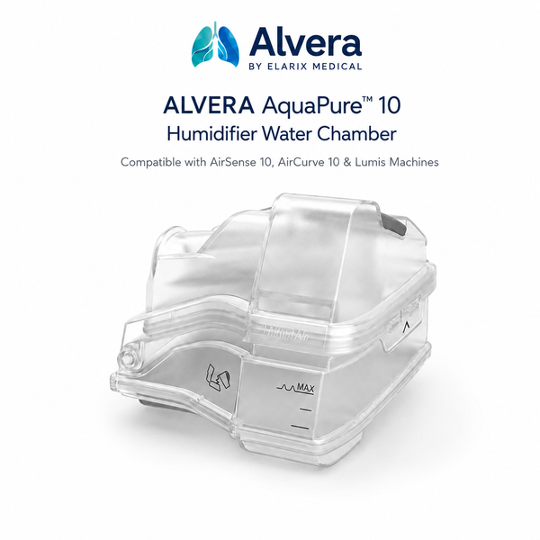 Alvera AquaPure 10 Humidifier Water Chamber for AirSense 10, AirCurve 10 and Lumis Machines
