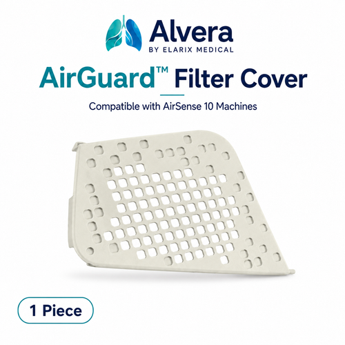 ALVERA AirGuard™ Filter Cover Compatible with AirSense 10 Devices - Grey